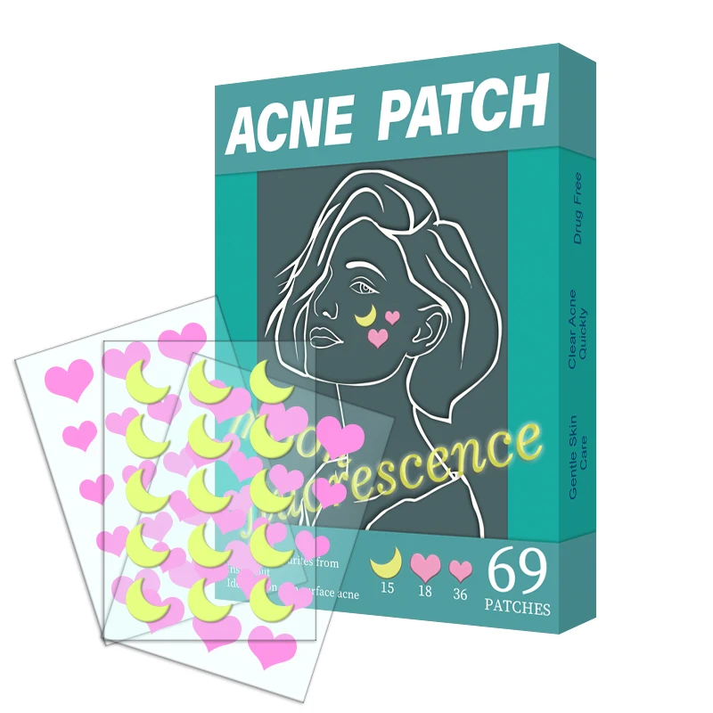 Хит продаж 69 впитывающих прыщей Гидроколлоидные пятна