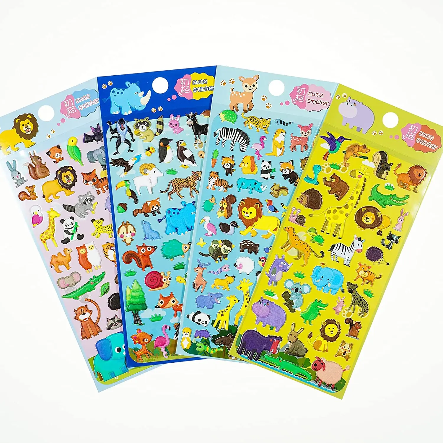  Rewarding Gifts Puffy Creative Sticker Assortment 3D Stickers for Kids Bulk
