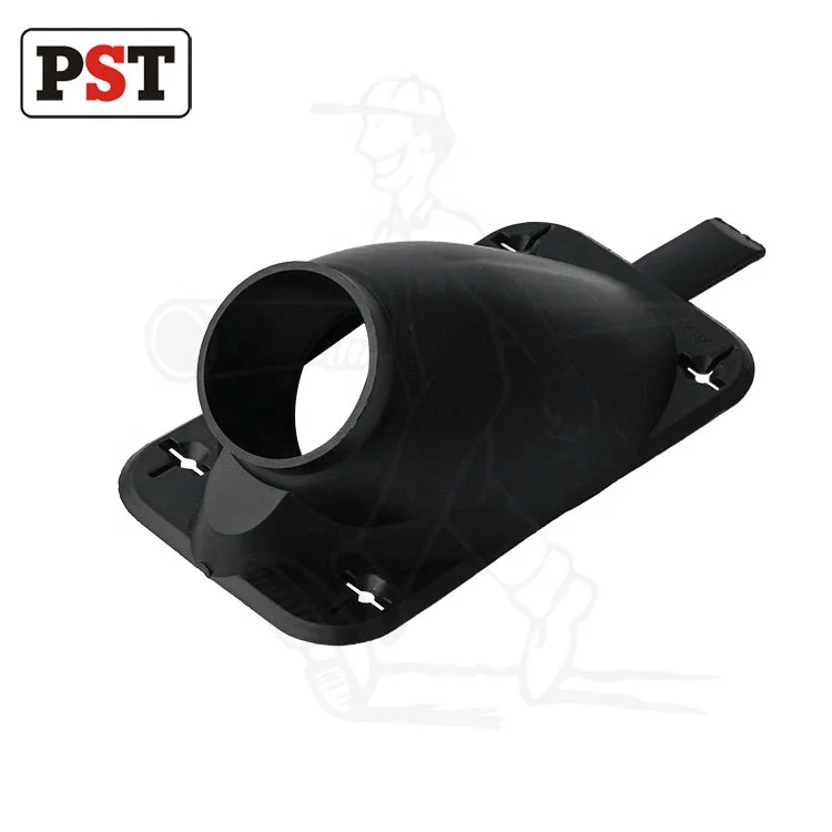 Black Color ENT Form Stubby 45 Degree Plastic Connector