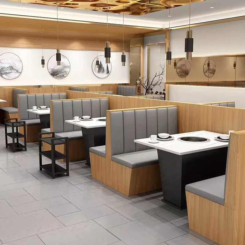 Hot pot barbecue integrated table barbecue hot pot equipment hot pot barbecue table