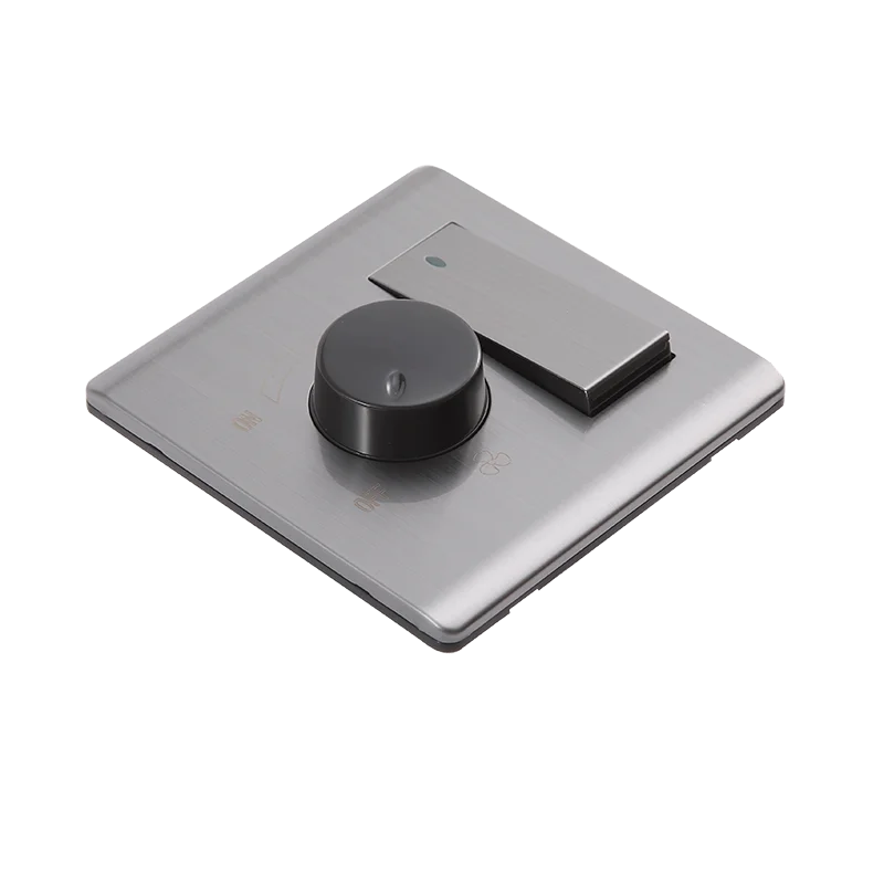 Various color Stainless Steel Material Series Switches High Quality Rotary Fan Speed Switches