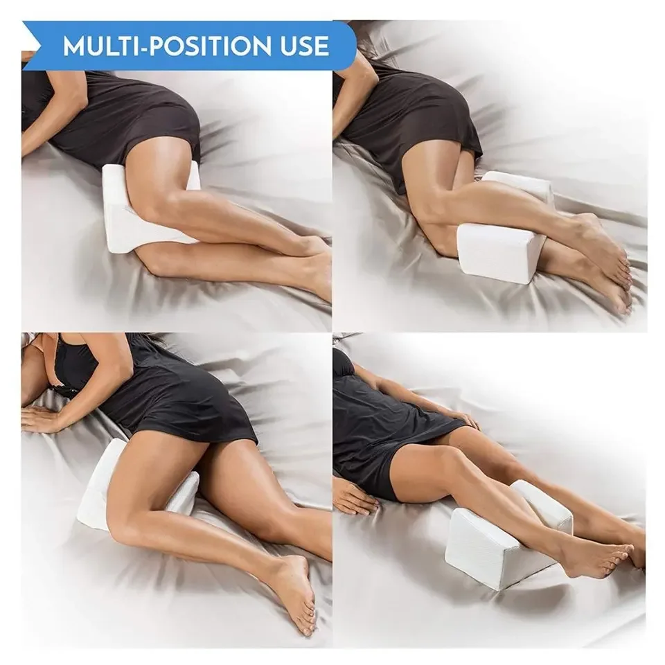 Support OEM & ODM Original Patent Protection Ergonomic Design Memory Foam Knee Pillow for Body Leg Relax Adjustable Knee Pillow