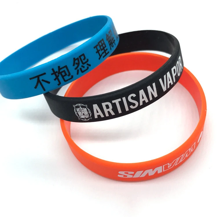 Custom Logo High Quality Sport Wristband Cheapest Price Promotion Rubber Baby Wrist Band Custom Silicone Bracelet