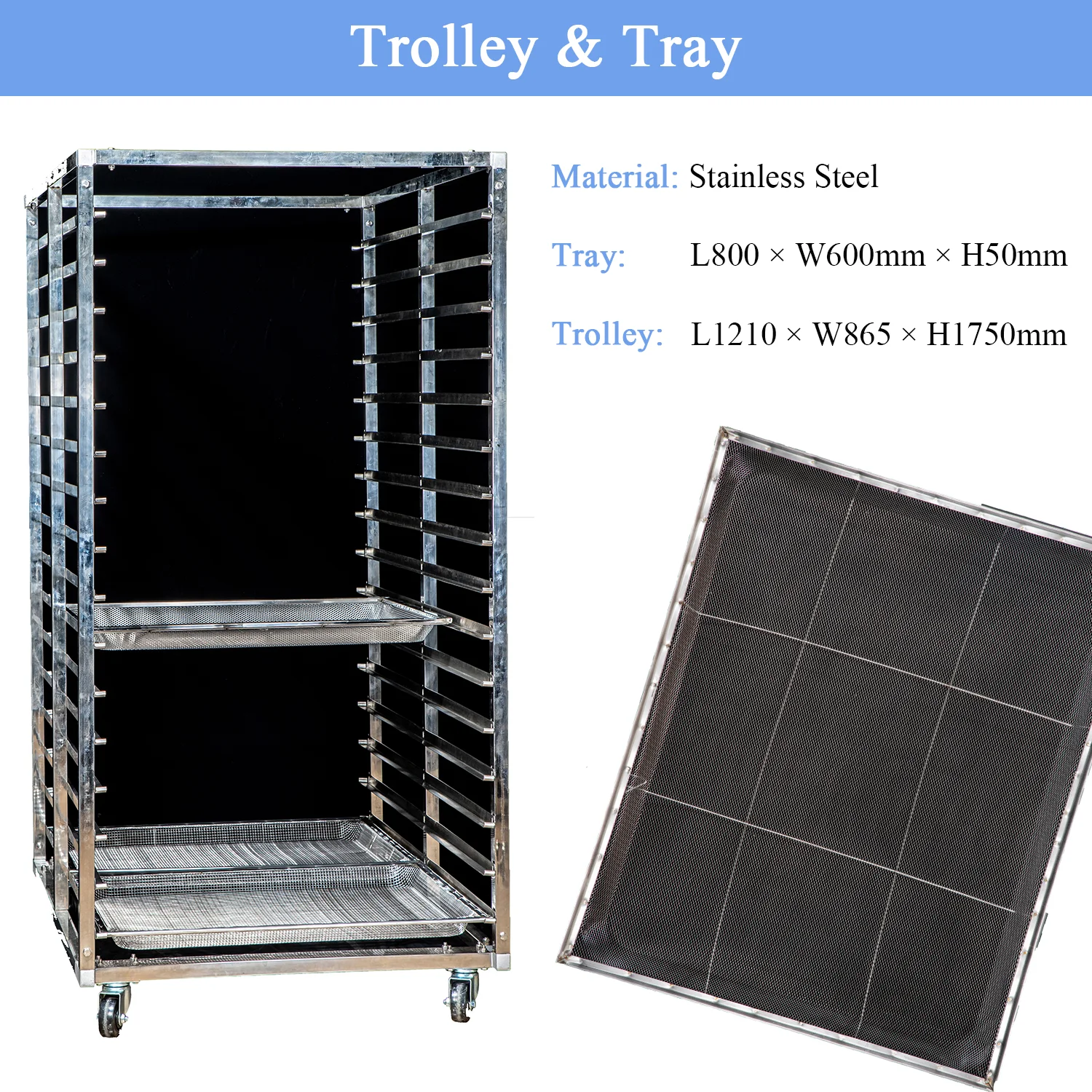 3-5 Ton Capacity Electricity Fruit Drying Machine with Trays Used for Vegetables and spices