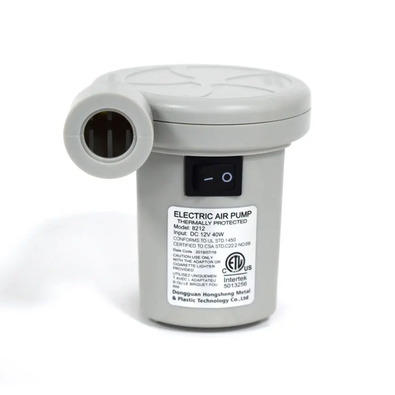 GS certified 40 W  car adapter and home AC 220~240V ac dc two/2 way air pump electric portable air mattress pump