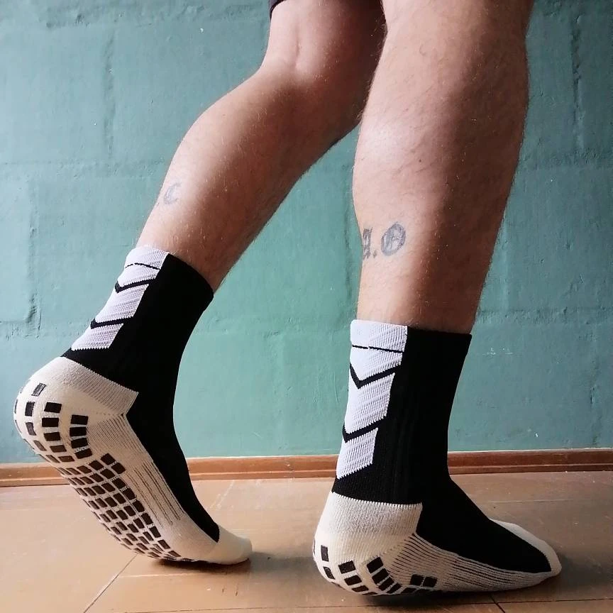 Outdoor Towel Bottom Dripping Anti-slip Grip Football Socks crew football socks grip sports rubber socks