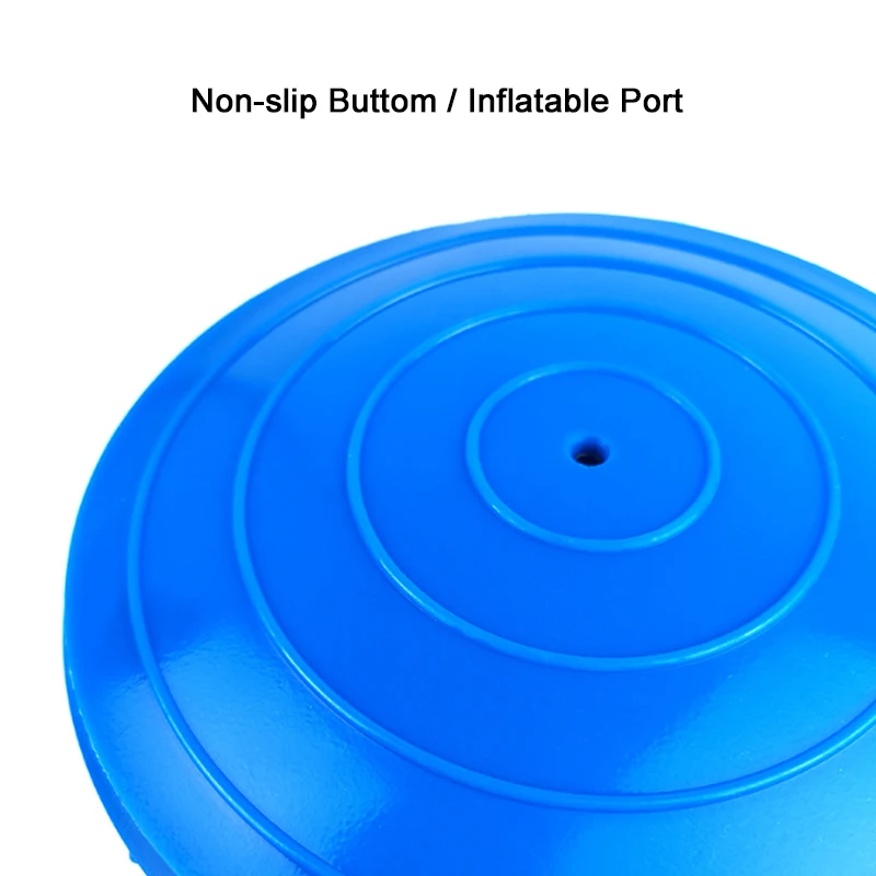 Factory Directly 16 cm Spiky Massage PVC Balance Half Ball Inflatable Fitness Exercise Balance Physical Ball