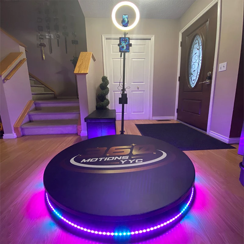 Rotating Slow Motion Kiosk Video 360 Degree Selfie Photo booth 360 Photo Booth photobooth Portable 360 video booth