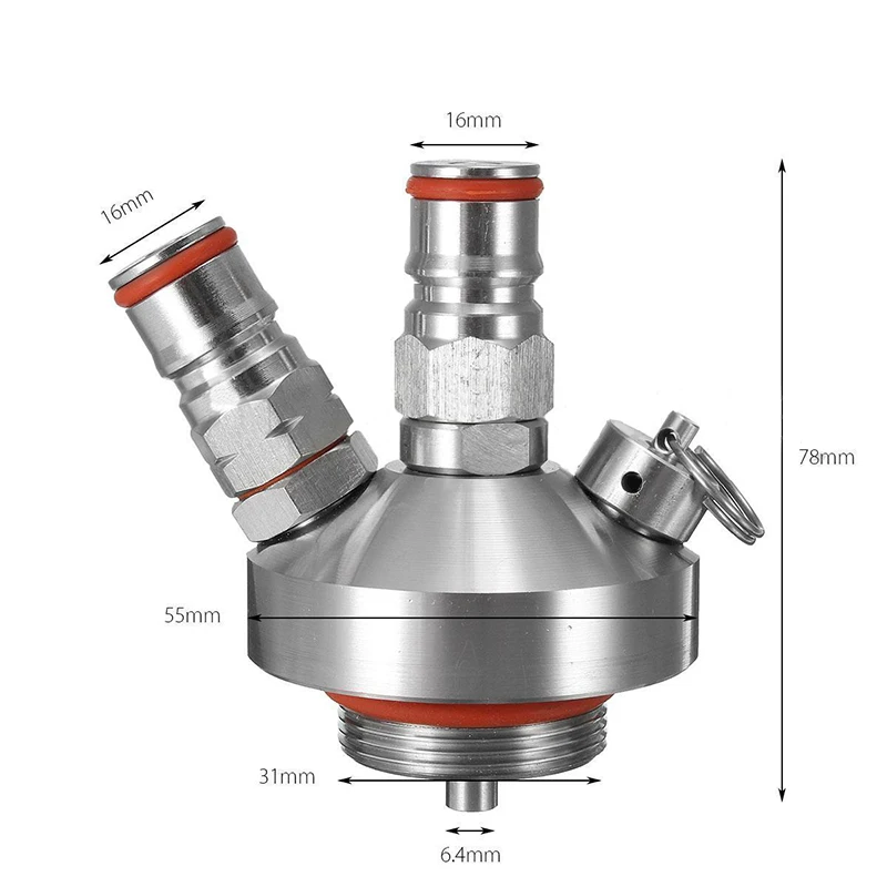 304 stainless steel beer growler 5l