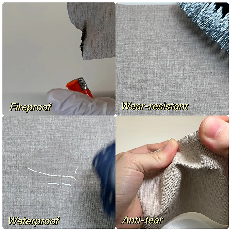 Factory Supply Modern 5 Star Hotel Project  vinyl Fabric Backed wallpaper  wall Covering commercial Wall Cloth home decoration