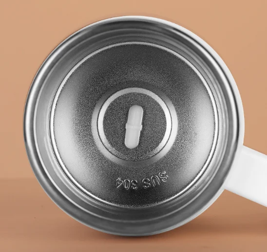 self-stirring coffee mug with magnetic Stainless steel water cup with handle