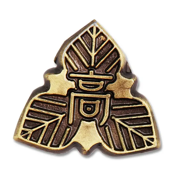 High quality personalized custom metal zinc alloy embossed 3d enamel army military sheriff security chaplain badge