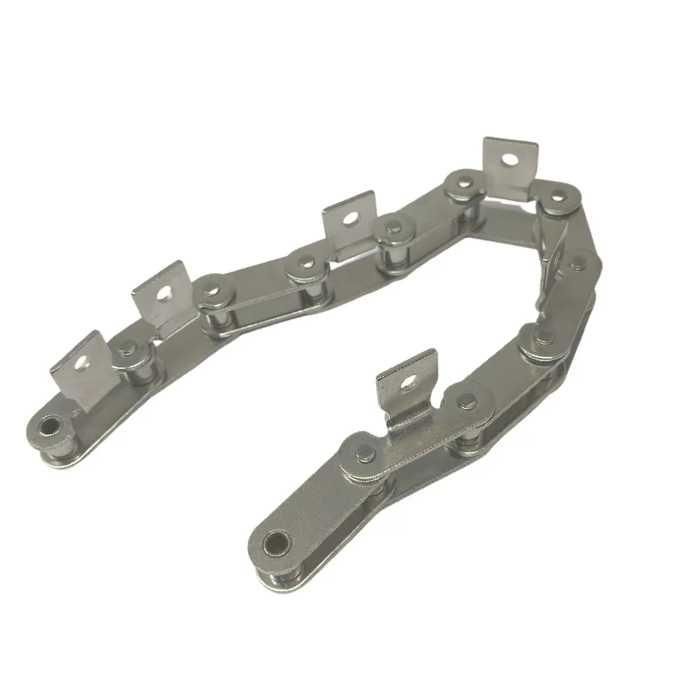 Customized Double Pitch Stainless Steel C2040 C2050 C2060 Packaging Machine Conveyor Chain