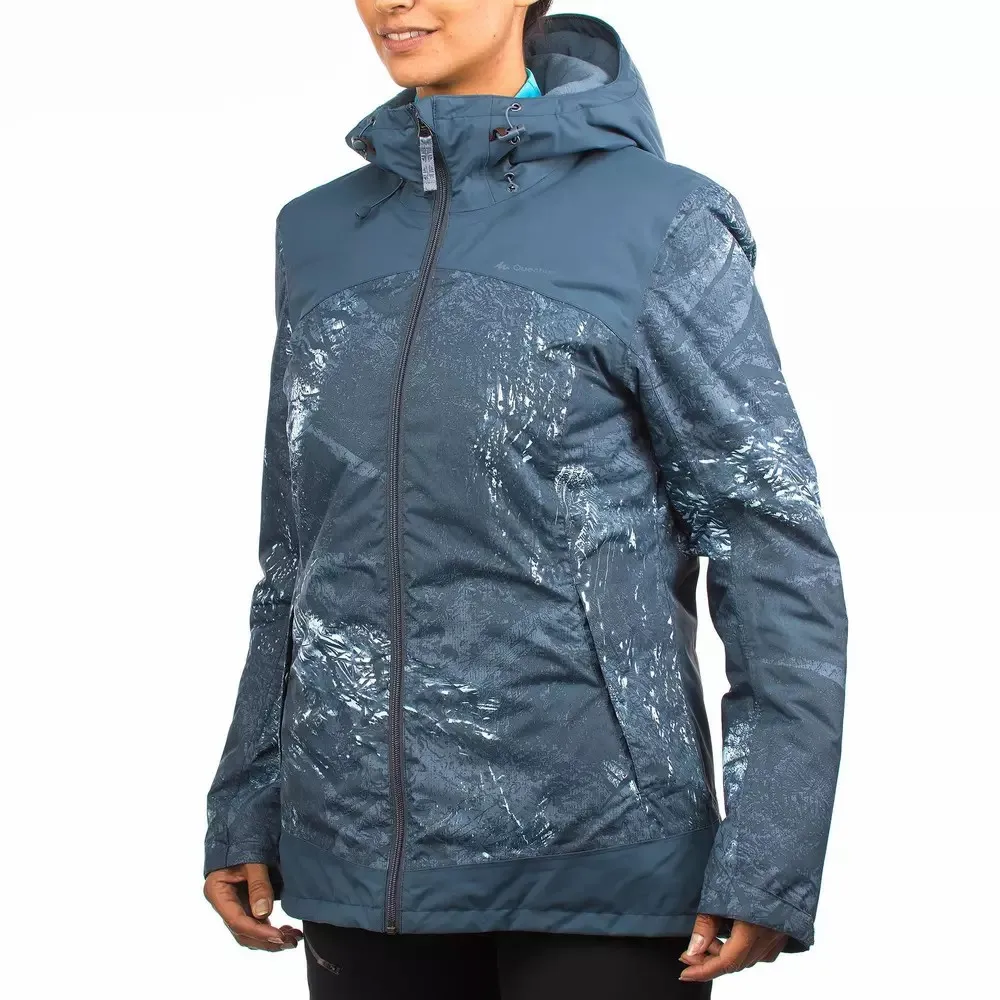 Cold Proof windproof outdoor hooded clear rain breaker ladies fall jacket