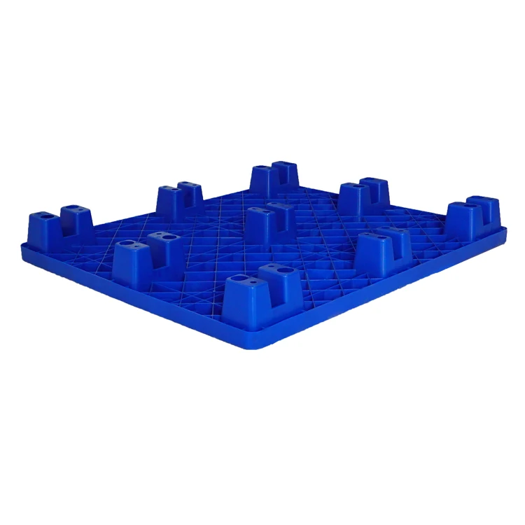 Manufactory Wholesale price Blue Nestable 1200X1000 Hdpe Recycled Disposable Euro Heavy Duty Stackable Plastic Pallet
