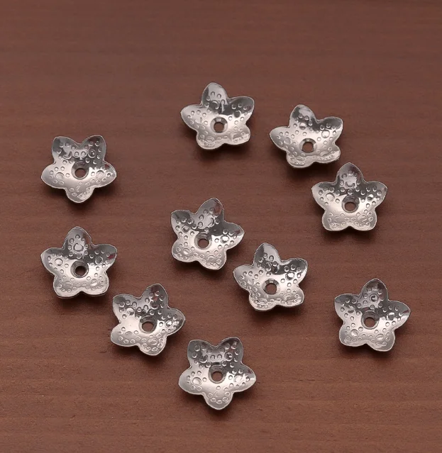 Jewelry Accessories Stainless Steel Flower Loose Spacer Bead for DIY Jewelry Making Findings