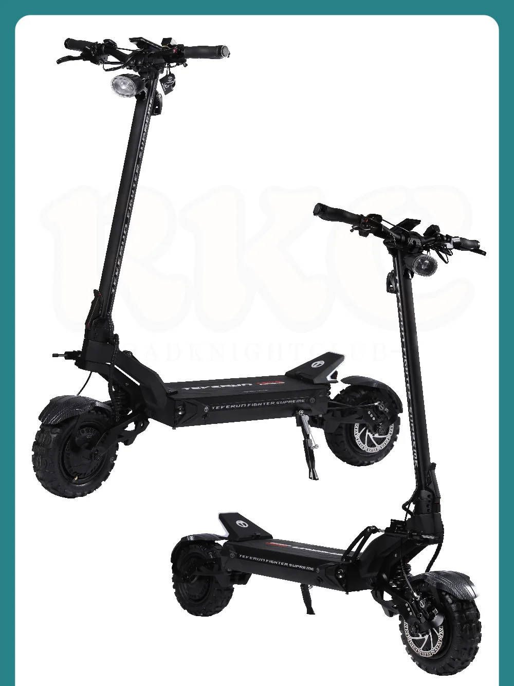 2023 Hot Selling 8000w Teverun Supre Me 72V 35AH L G Electric Scooter With APP BMS