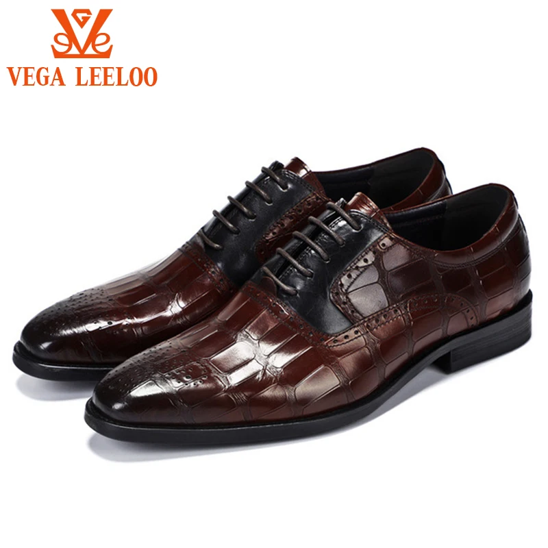 2021 Latest style Mens leather Italian dress shoes China manufacture men Oxford shoes big size 46