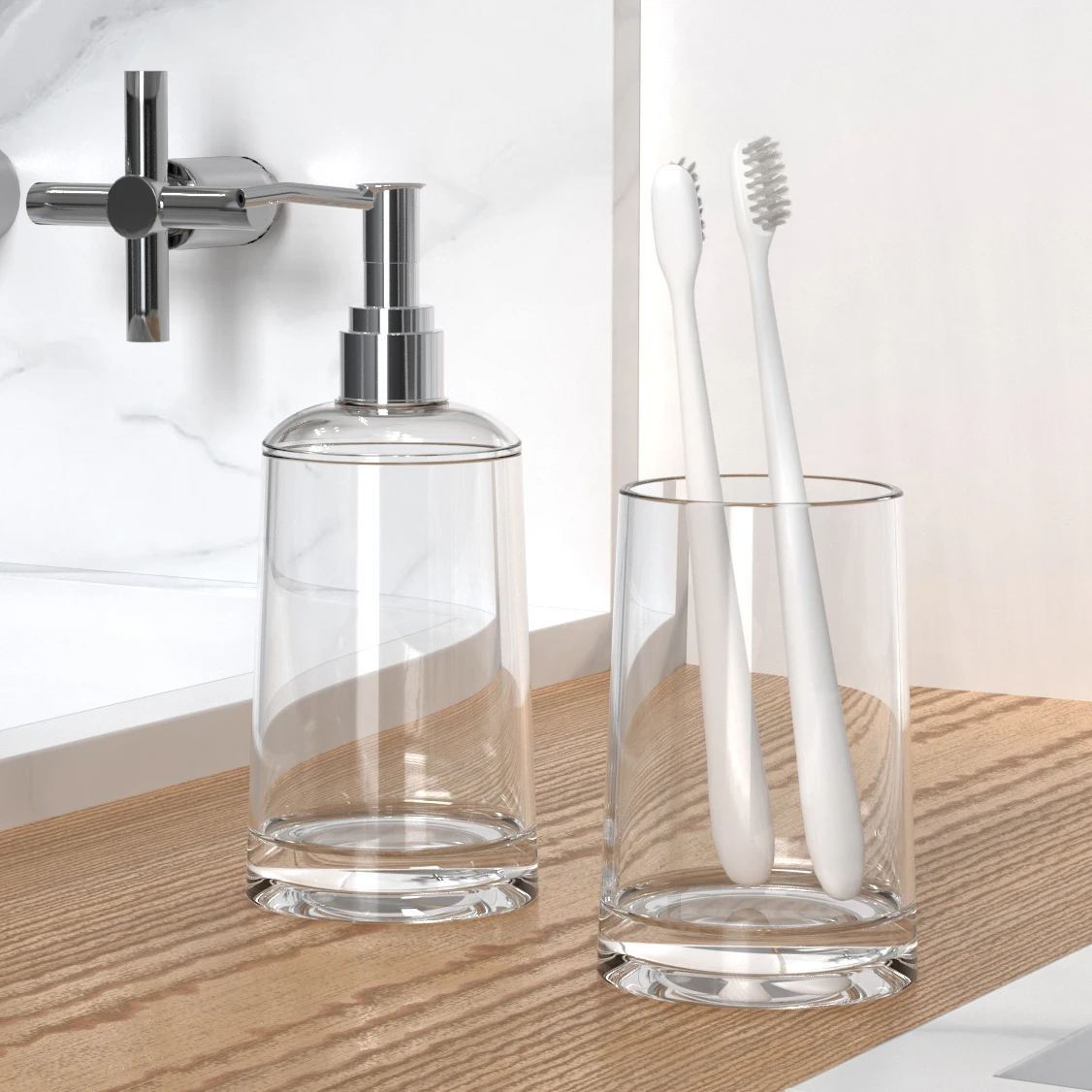 
Food grade PP plastic drinking water mug tumbler foam toilet plastic bottles teeth brush cup 