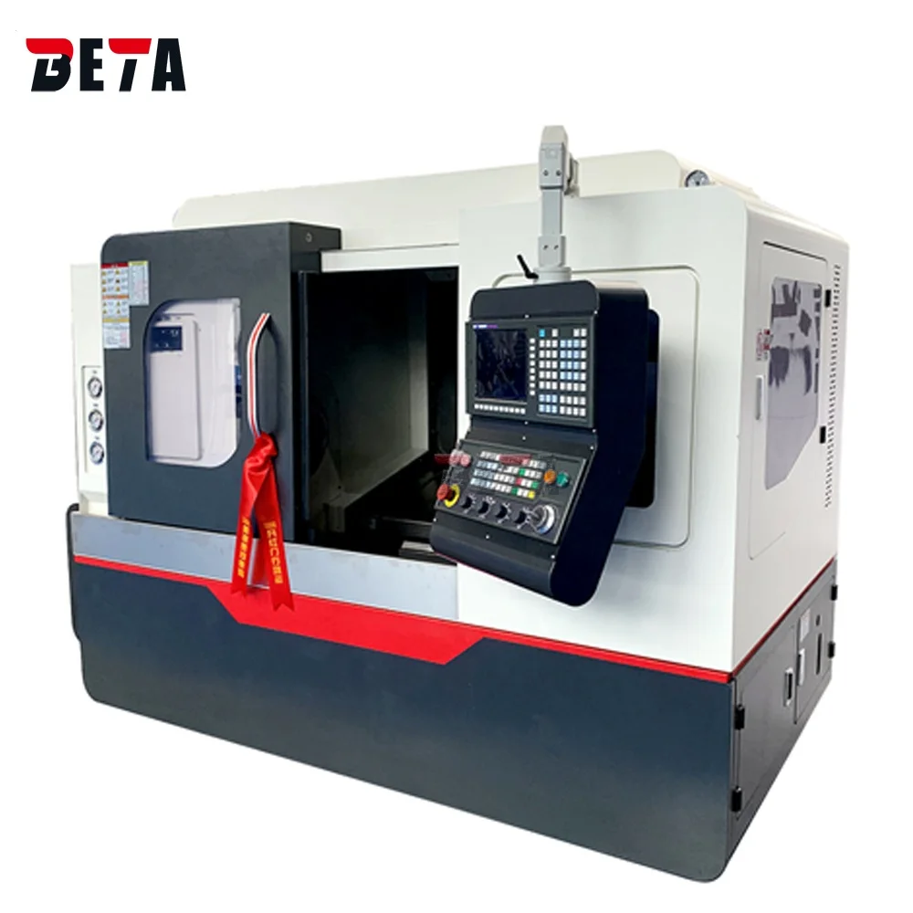 China New CNC Automatic C-axis Living Tool Slant Bed Metal CNC Lathe Machine Y axis