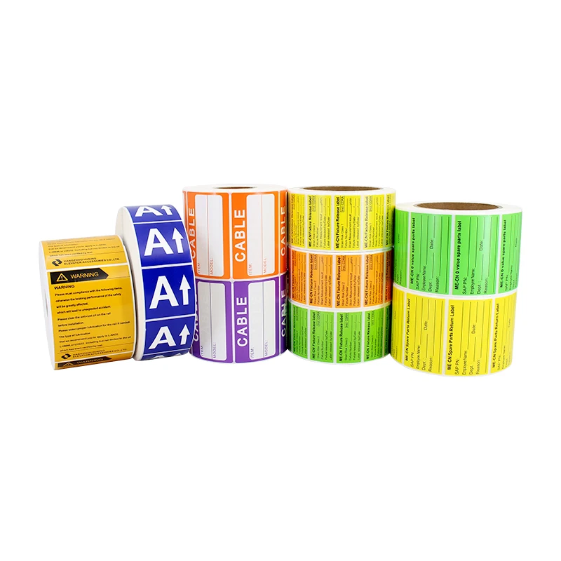 Custom Self-Adhesive PVC & PET Product Sticker Label UV Printing Perfume Label Roll