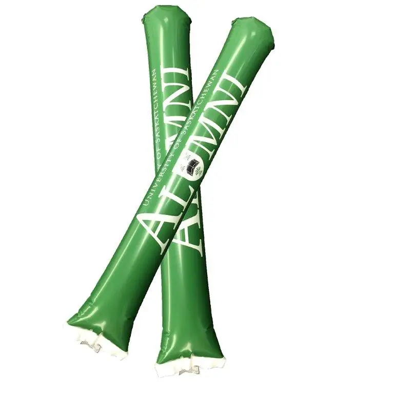 Promotional air inflatable cheering stick Biodegradable Cheering Clap Sticks Eco Friendly Pe Inflatable Stick