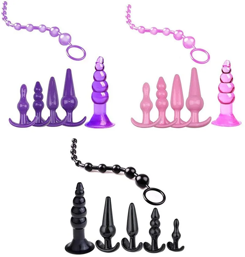 Training Kits 6Pcs/Set Anal Sex Toys for female masturbation anal reamer