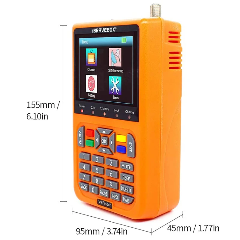 Лидер продаж детектор сигнала Satfinder Full HD 1080P H.265 DVB S2 цифровой