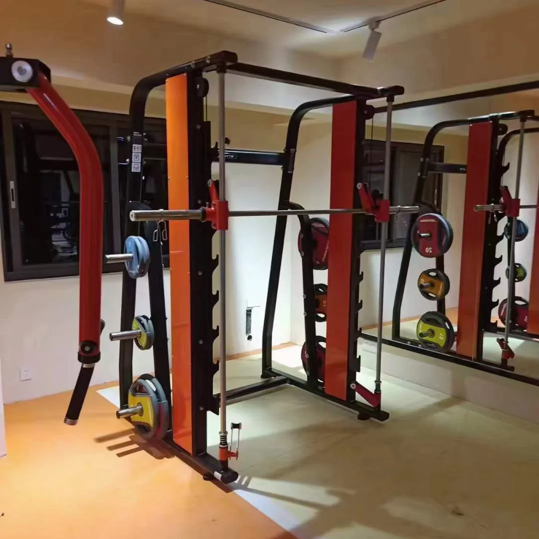 Power Rack Smith Machine Multi Functional Home Gym Trainer Training Device Gym Comprehensive Equipment