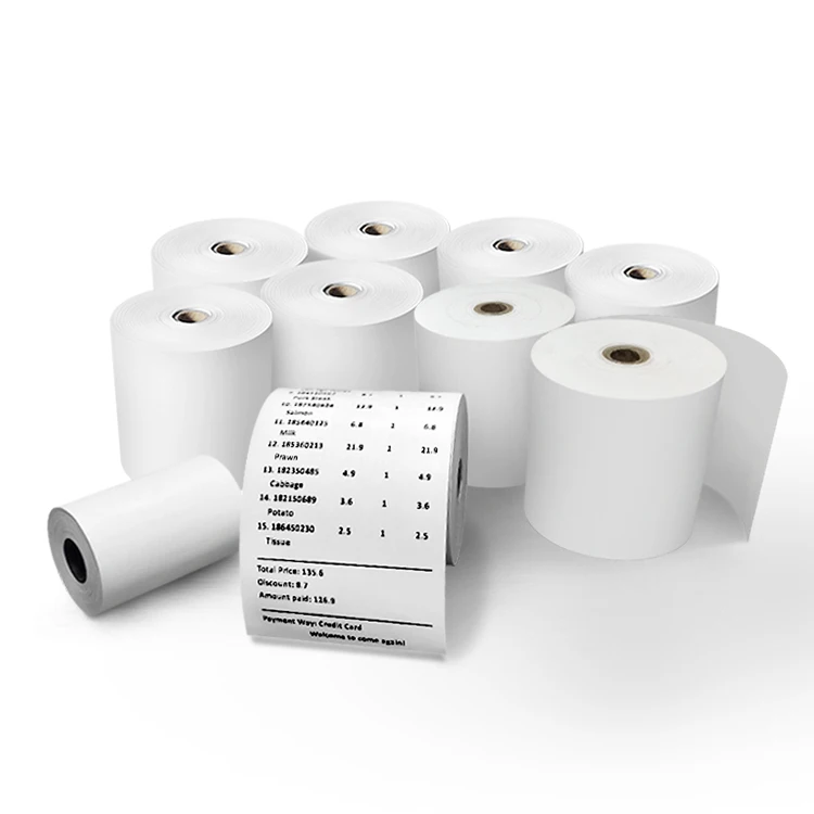Likexin Direct Wholesale Cash Register printer 79mmx80mm White thermal paper Jumbo roll sticker