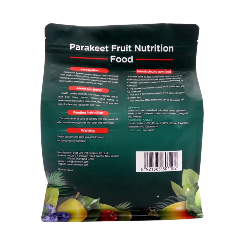 
Small Parrot Parakeet Pellet Fruit Nutrition Food 1 kg 