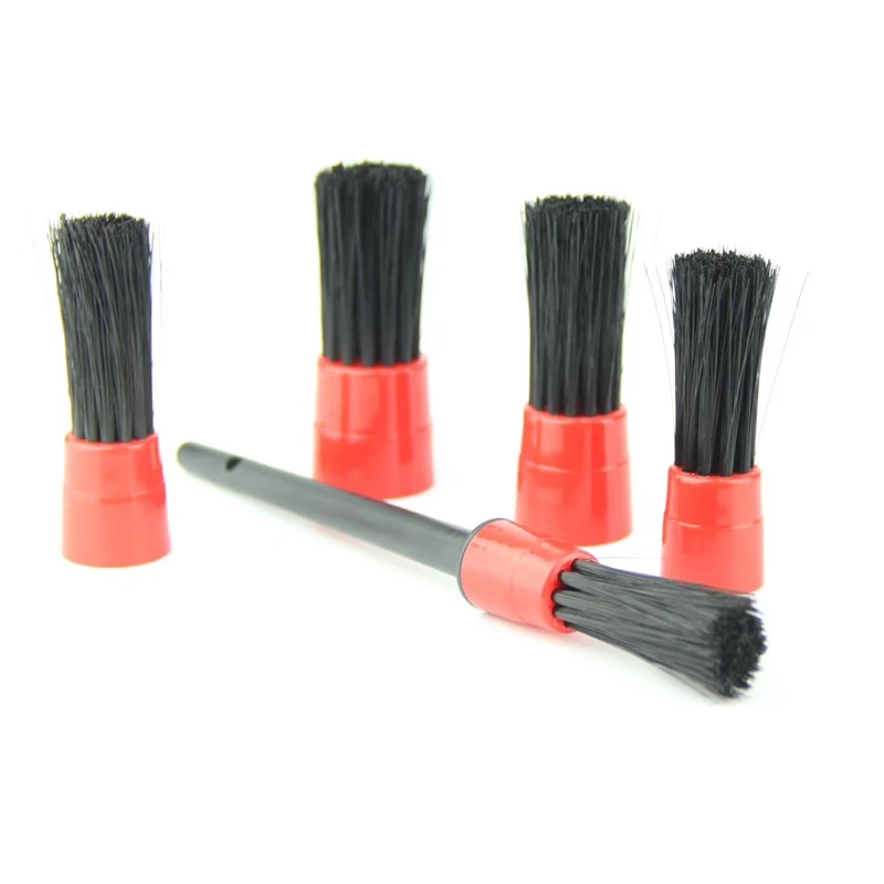 Detailing Brush Set Automotive Detail Brushes for Cleaning Wheels, Engine, Interior, Emblems, Air Vents, Car, Motorcy