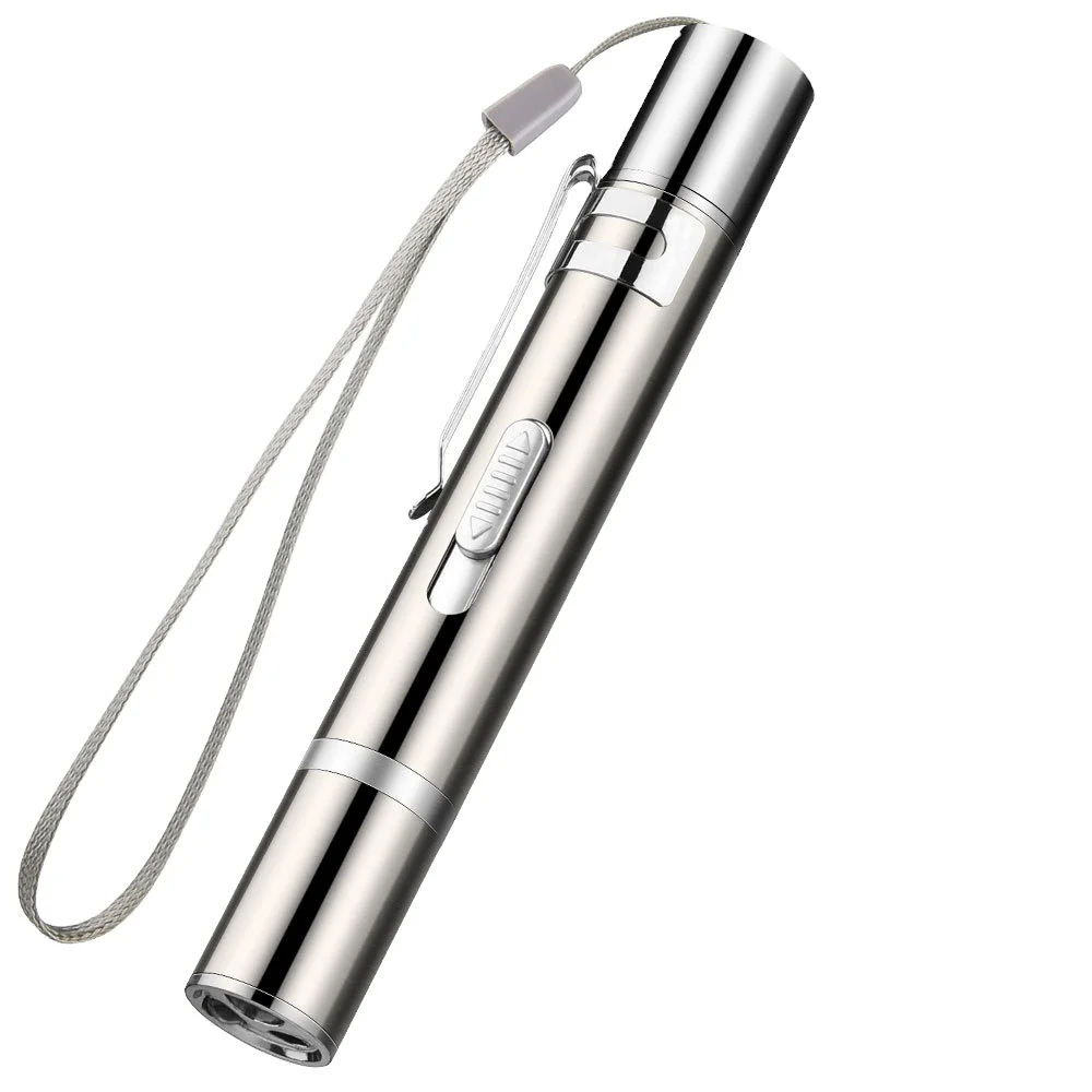 USB Rechargeable Pet Supplies Interactive Cat Toys Funny Cat Stick Pet Pointer Pen Cat Infrared Laser Pointer Toys