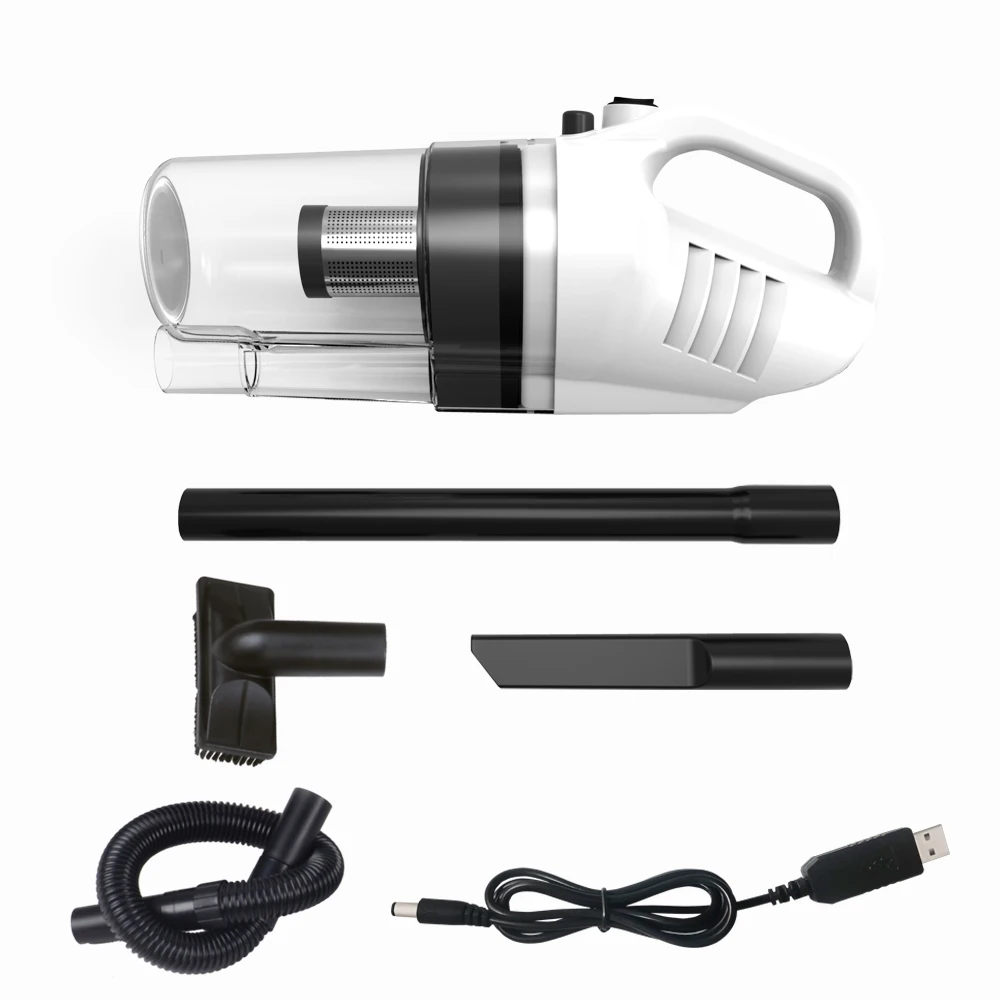 ELUXGO Portable Handy Multifunctional Car Cordless Vacuum Cleaner With USB