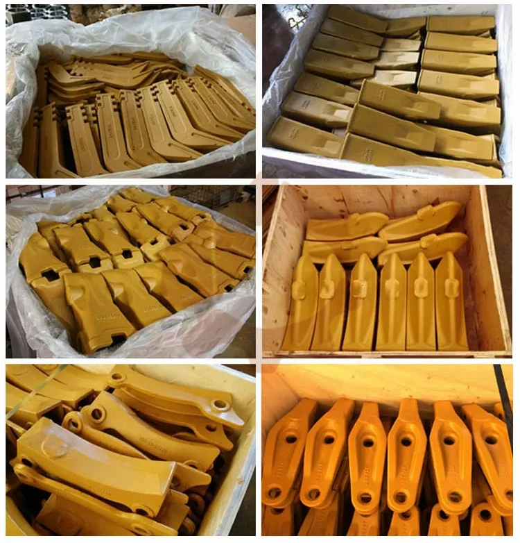 excavator bucket v design teeth bush and pin 61N8-31310 superior quality cylinder bucket teeth for R220 R210-5 R215 R220-9