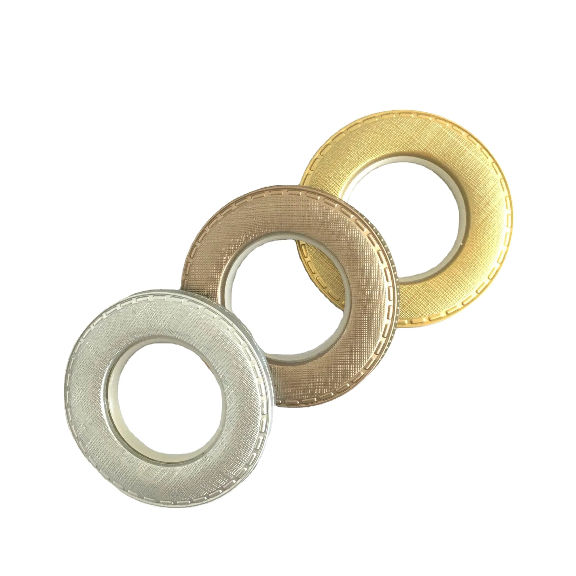 new sample for curtain ring 75 MM  curtain accessories home decor Plastic Eyelet Rings Plastic Rings for Curtains