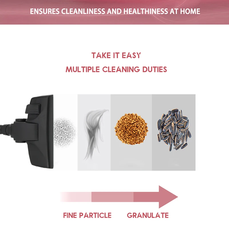 Shiny XL-307 Lightweight Top Sale HEPA Filter Bagged Vacuum Cleaner