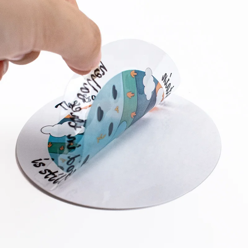 Custom printing waterproof self adhesive PVC static cling sticker for window decoration