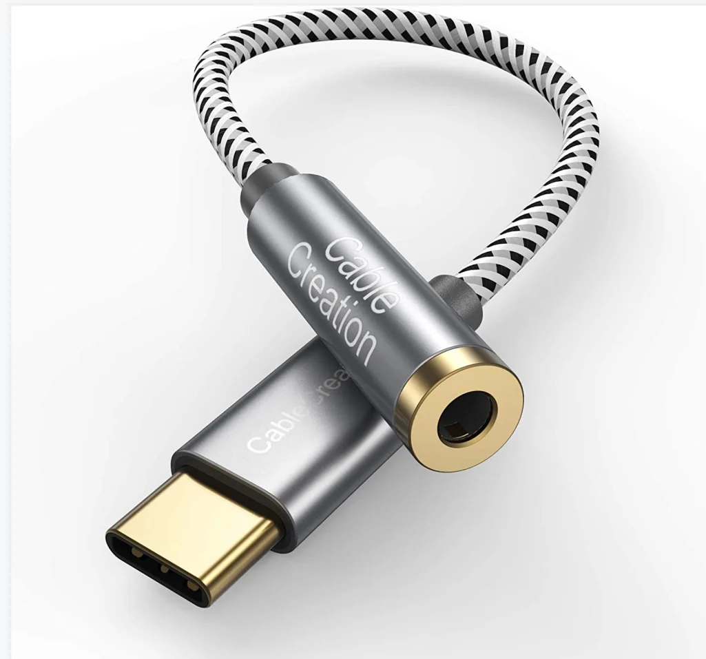 CableCreation USB TYPE C to 3.5mm Headphone Audio cable Adapter Realtek DAC Chipset USB C to 3.5mm Adapter