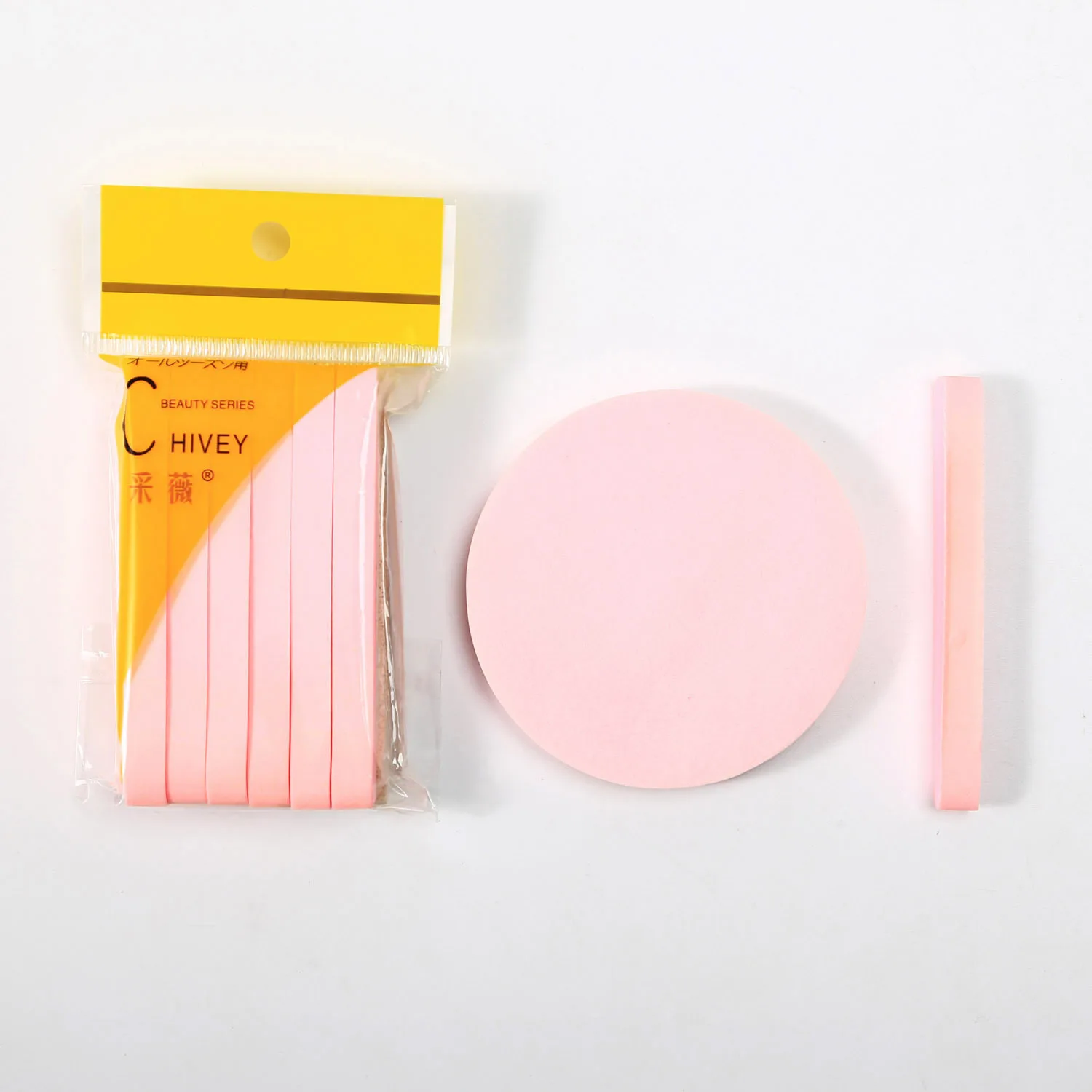 Custom Logo Candy Color Bar Shaped Soft Magic Face Cleaning Cosmetic Puff Makeup Sponge