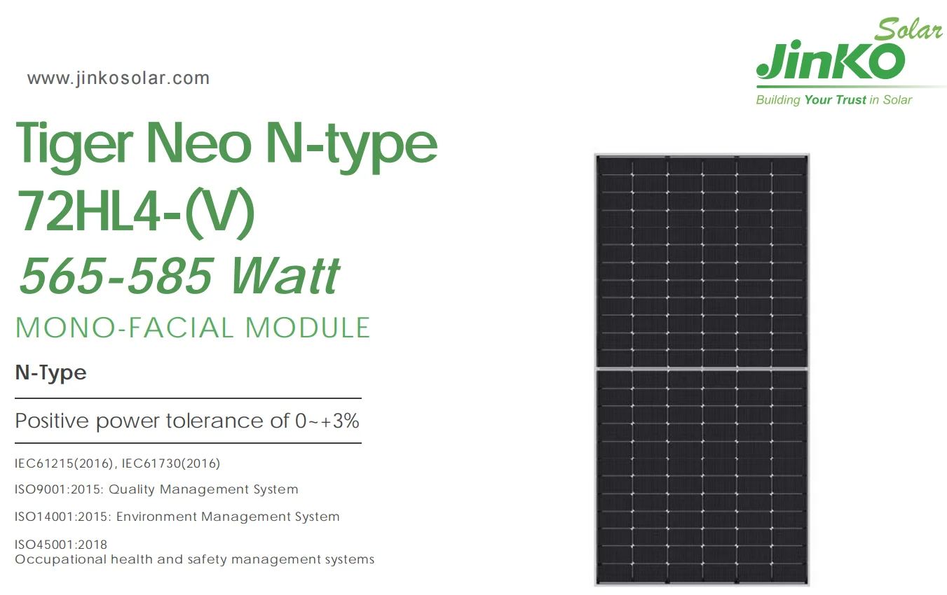Полуэлементная фотоэлектрическая солнечная панель Jinko 430 Вт 550 610 PV модуль биолицевые солнечные