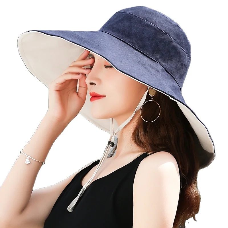 Кепка Рыбацкая сверхбольшого размера для женщин, однотонная хлопковая Солнцезащитная купол из конопли, Пляжная Праздничная шапка в Корейском стиле, весна-лето