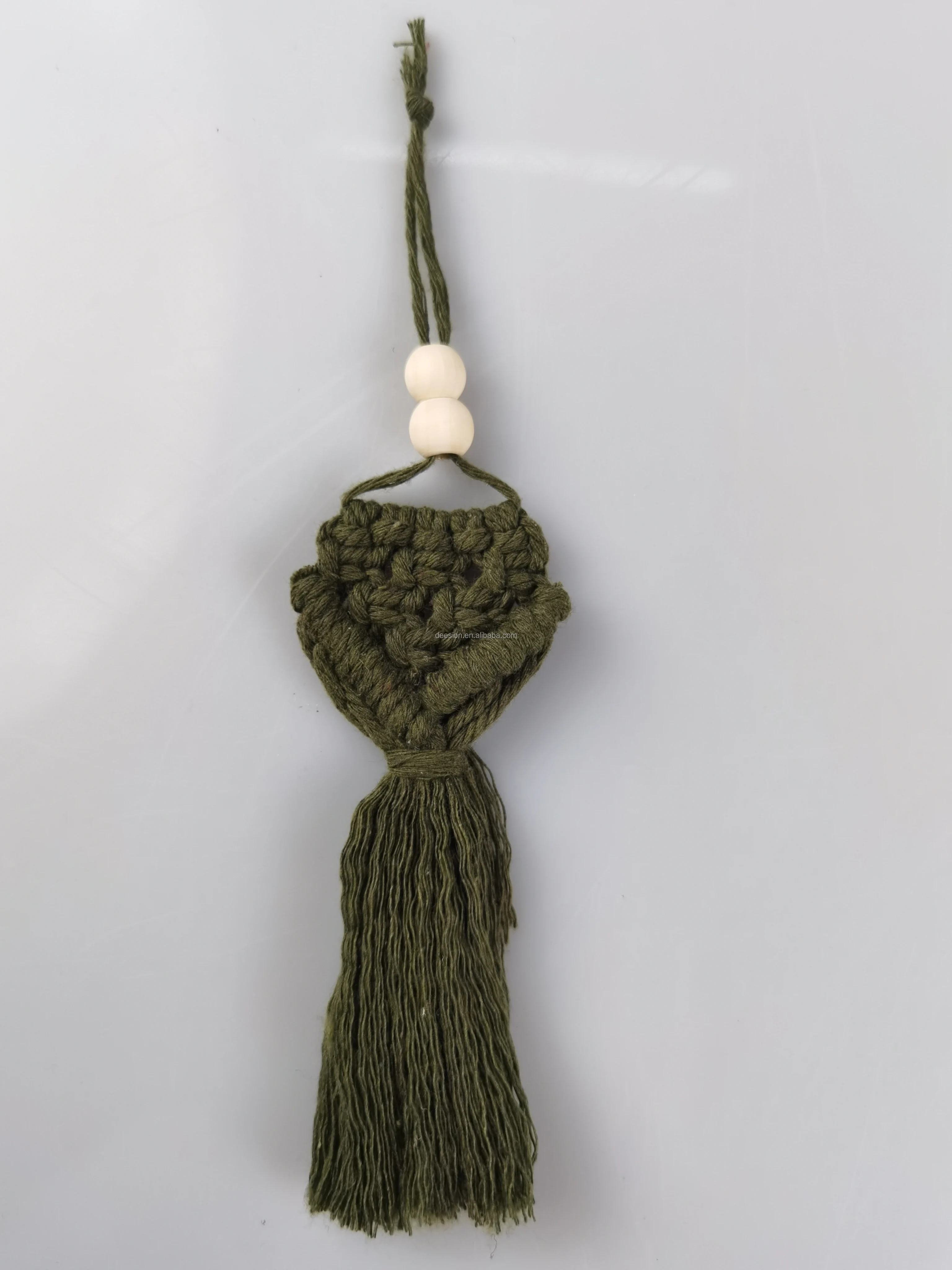 HANDMADE MINI MACRAME TASSELS FOR HOME DECORATION ANTIQUE COLOR