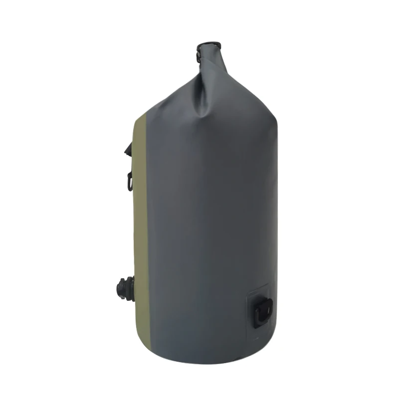 Waterproof Backpack with Dual Air Valve Inflation and Compression Sack. Gear Bag for Fishing, Hunting, Camping & Beach