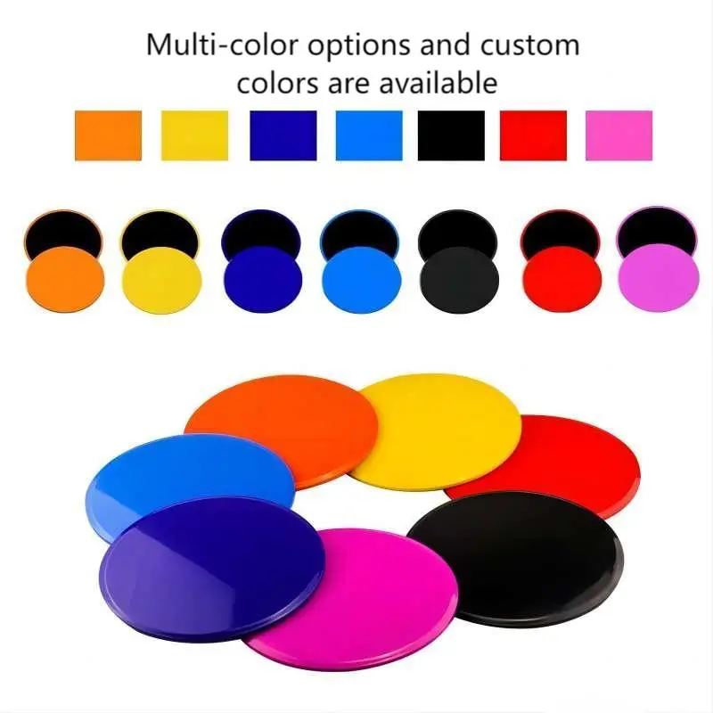 Extra Size Plastic Men and Women Exercise Core Sliders Sliding Gliding Discs for Fitness