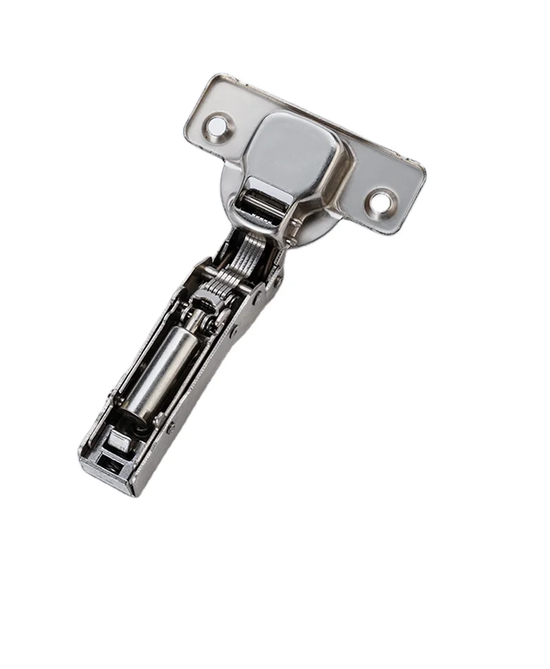 Removable Furniture Hinges Fully Cover Two-Way Cabinet Hinges Buffer Hydraulic Damping Wardrobe Door Spring Hinge Hardware