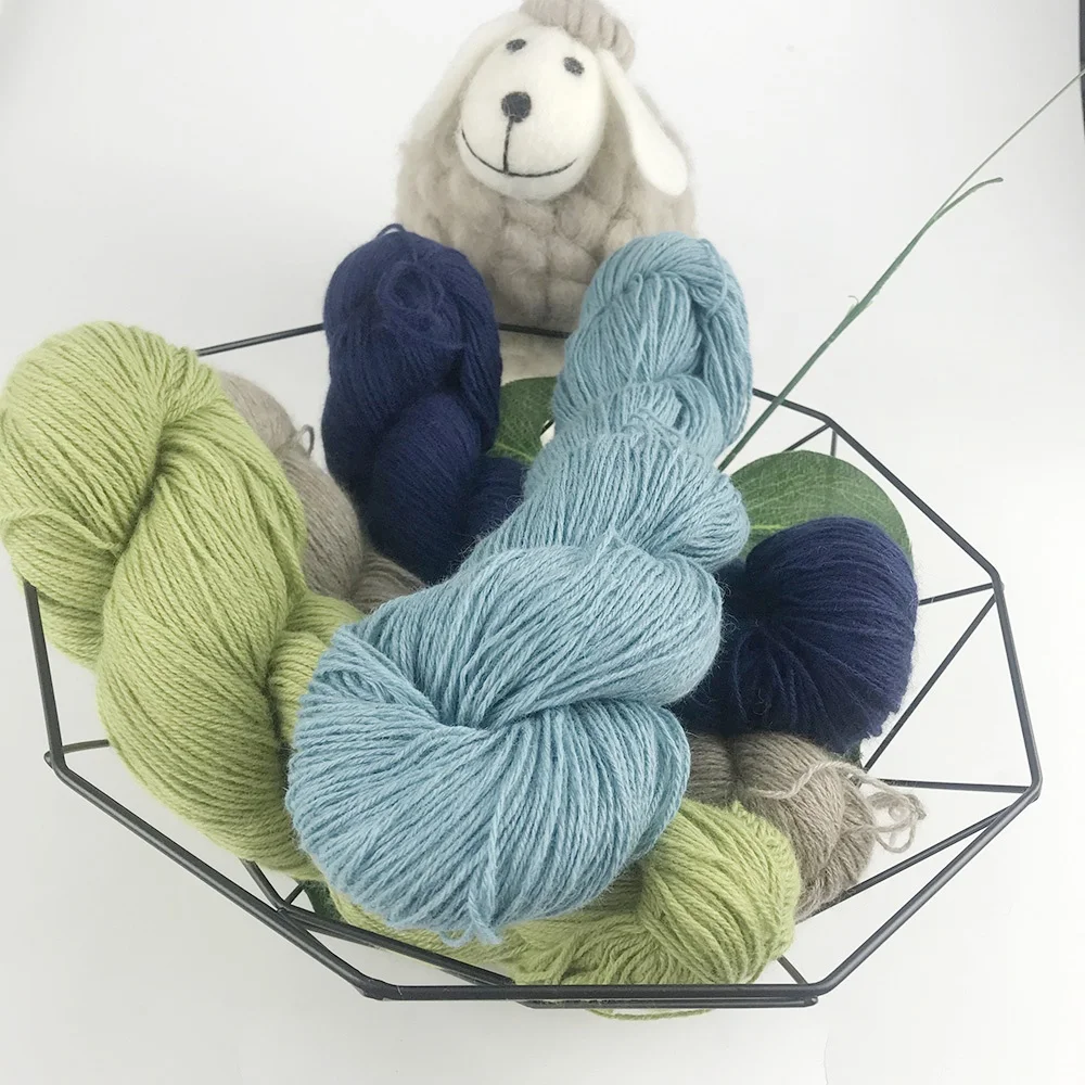  Lotus Yarn оптовая продажа ручное вязание Высококачественная Смешанная кашемировая пряжа цветная для