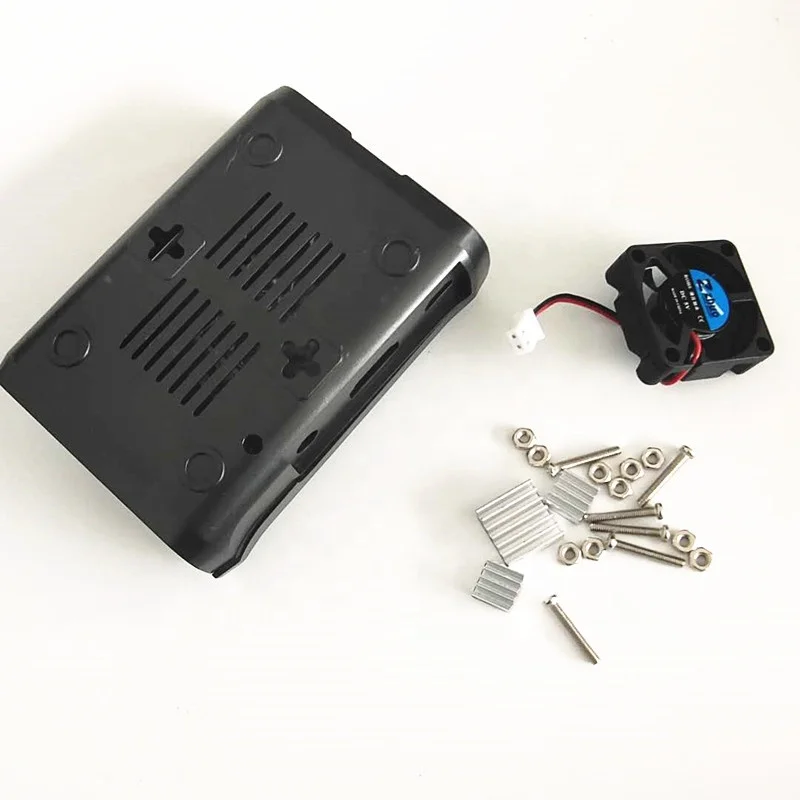 Кулер для корпуса raspberry pi 3b + корпус из АБС-пластика теплоотвод Raspberry pie хорошее