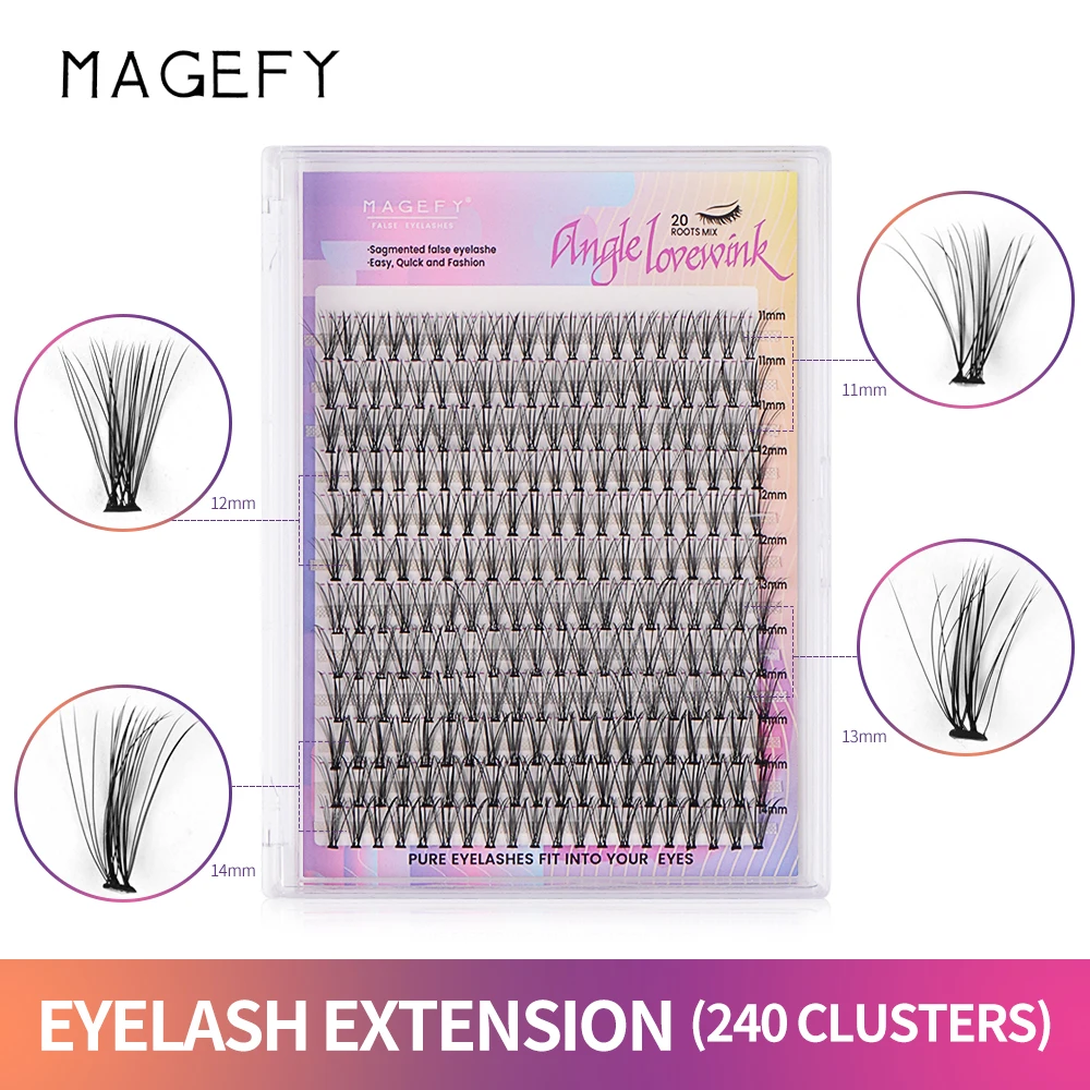 MAGEFY lashes vendor wholesale luxury 3d faux mink false eyelashes trays
