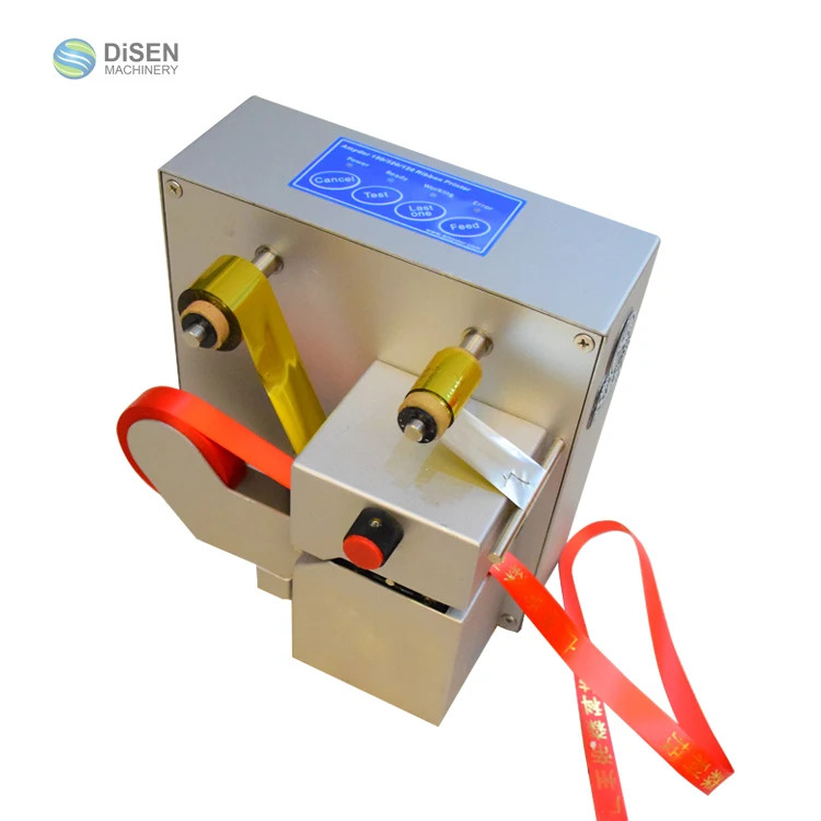 High printing speed cloth tape Ribbon Printing Machine for Sale Single Color Automatic